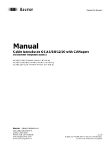 Baumer GCA12 - CANopen® Owner's manual