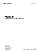 Baumer EAM580R-K - CANopen®/SAE J1939 Owner's manual