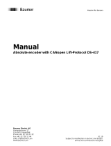 Baumer EAM580-B - CANopen® Owner's manual