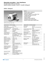 Baumer G0P5H - CANopen® Datasheet
