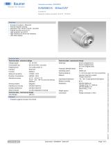Baumer EAM580-K - EtherCAT Datasheet