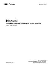 Baumer GIM500R - 1-dimensional Owner's manual