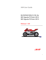 Aim Kit Solo 2 DL for MV Agusta F3 from 2012, MV Agusta F4 from 2013 User guide
