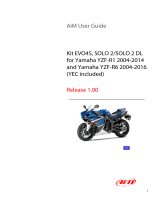 Aim Kit EVO4S for Yamaha YZF-R1 2004-2014, Yamaha YZF-R6 2004-2016 User guide