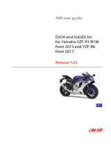 Aim Kit for EVO4 and SoloDL on Yamaha YZF-R1-R1M from 2015 and YZF-R6 from 2017 User manual