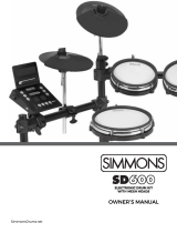Simmons SD600 User manual