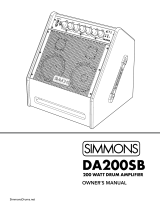 Simmons DA200SB User manual