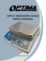 Optima Scale OPH-Z Owner's manual