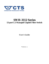 CTS SWH-3112 User manual