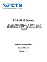 CTS FOS-5128 User manual