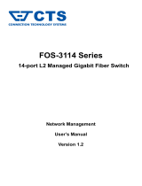 CTS FOS-3114 User manual