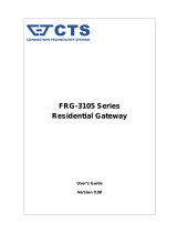 CTS FRG-3105 User manual