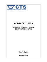 CTS MCT-RACK-12-MGM User manual