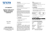 CTS CVT-5002 User guide