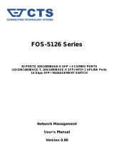 CTS FOS-5126 User manual