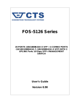 CTS FOS-5126 User manual