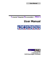 CTS CID-Software V5 User manual
