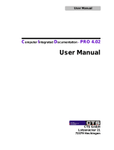 CTS CID-Software V4.02 User manual