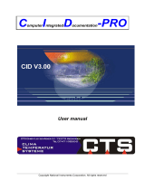 CTS CID-Software V3.00 User manual
