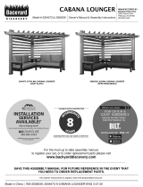 Backyard Discovery Laguna Cabana Pergola Setup Manual