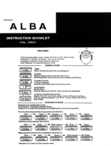 Alba SW01 Operating instructions