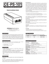 Clinton Electronics CE-PS-101 User manual