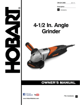 HobartWelders 4-1/2 In. ANGLE GRINDER Owner's manual