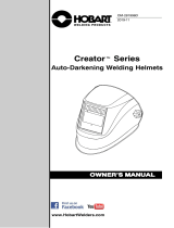 HobartWelders HELMET CREATOR AUTO-DARKENING Owner's manual