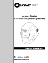 HobartWelders HELMET IMPACT SERIES AUTO-DARKENING Owner's manual