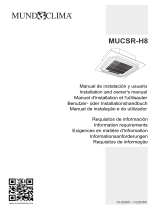 mundoclima Serie MUCSR-H8 “Cassette Super Inverter H8” Owner's manual