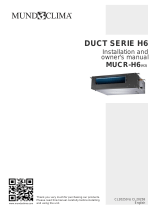mundoclima Series MUCR-H6 “Duct Full Inverter H6” Installation guide