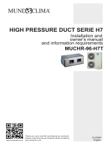 mundoclima Series MUCHR-H7 “Duct Inverter Great Capacity” Installation guide