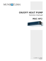 mundoclima Series MUC-HF2 “Duct ON/OFF 2014-15” User manual