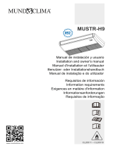 mundoclima Serie MUSTR-H9 “Ceiling Floor Full Inverter H9” Installation guide