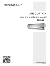mundoclima Series MU-ALU “Superficial Air Curtain SILVER” Installation guide
