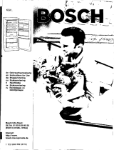 Bosch KGV31420GB Owner's manual