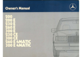 Mercedes 230CE Owner's manual