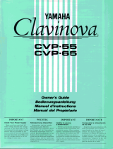 Yamaha CVP-65 Owner's manual