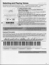 Yamaha PSR-215 Owner's manual