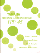 Yamaha YPP-45 User manual
