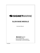 SignetMarine SL250 SmartPak User manual