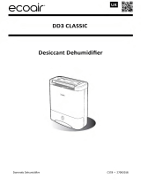 Ecoair DD3 Classic 10L Owner's manual