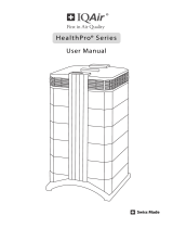IQAir HealthPro Series User manual