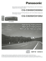 Panasonic CQ-C8300U User manual