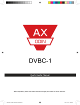 Opticum HD AX Odin DVB-C Owner's manual