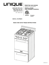 Unique Appliances UGP-20V PC1 S/S User manual