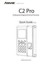 Anviz C2Pro Quick start guide