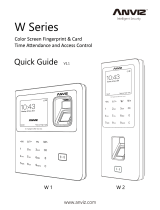 Anviz W Series Quick start guide