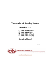 Electro-Tech systems 5473 (150,200,300,400) User manual