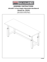 Seville ClassicsUltraHD 6-Foot Height Adjustable Workbench